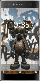 Силиконовый чехол Bronze kaws v2 для Sony Xperia XA2 Ultra H4213 - 6098u-1366 изображение 