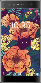 Силіконовий чехол Із зображенням польових квітів для Sony Xperia XA2 Ultra H4213 - 6419u-1366 изображение 