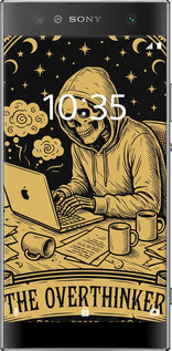 Силіконовий чехол The Overthinker для Sony Xperia XA2 Ultra H4213 - 6774u-1366 изображение 