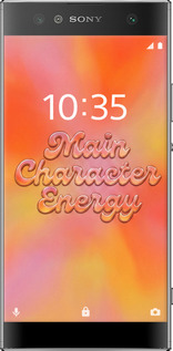 Силиконовый чехол Aura Gradient Main Character Energy Aesthetic Y2K для Sony Xperia XA2 Ultra H4213 - 6783u-1366 изображение 