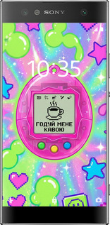 Силиконовый чехол Y2K Aesthetic Retro Pet: Годуй мене кавою для Sony Xperia XA2 Ultra H4213 - 6784u-1366 изображение 