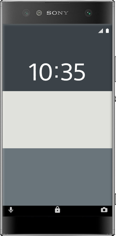 Силиконовый чехол Полосы для Sony Xperia XA2 Ultra H4213 - 4588u-1366 изображение 