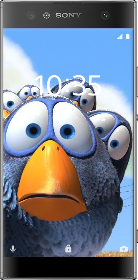 Силіконовий чехол Angry Birds для Sony Xperia XA2 Ultra H4213 - 6008u-1366 изображение 