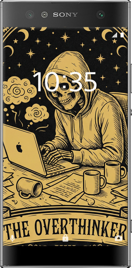 Силіконовий чехол The Overthinker для Sony Xperia XA2 Ultra H4213 - 6774u-1366 изображение 