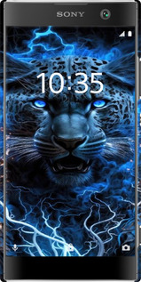 3D пластиковый матовый чехол Ледяной леопард для Sony Xperia XA2 H4113 - 6460m-1357 изображение 