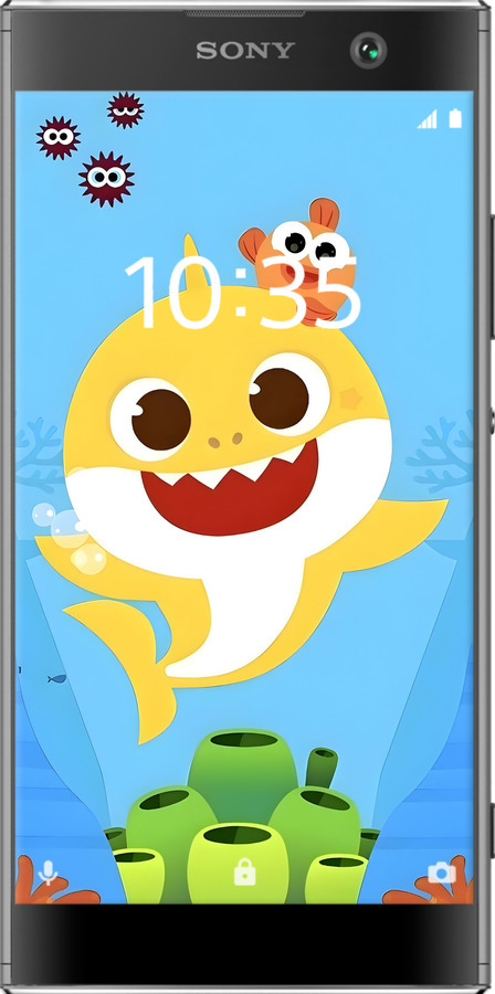 Силіконовий чехол Бейби Шарк для Sony Xperia XA2 H4113 - 6303u-1357 изображение 