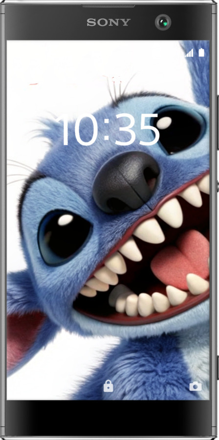 Силіконовий чехол Стіч для Sony Xperia XA2 H4113 - 6684u-1357 изображение 