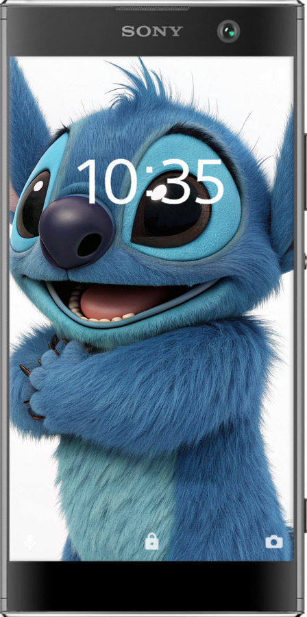 Силиконовый чехол Стич 1 для Sony Xperia XA2 H4113 - 6686u-1357 изображение 