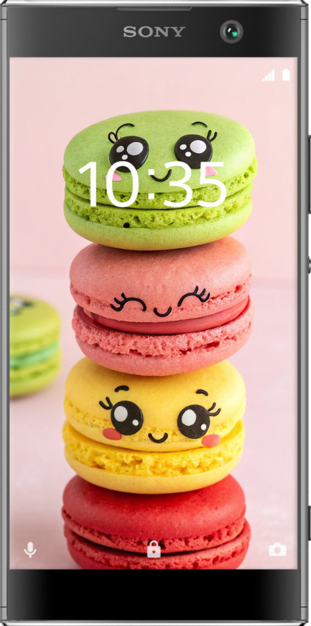 2D пластиковый чехол Печенье для Sony Xperia XA2 H4113 - 6693t-1357 изображение 