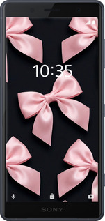 Силіконовий чехол Coquette Ribbons Dark Coquette для Sony Xperia XZ2 H8266 - 6767u-1378 изображение 