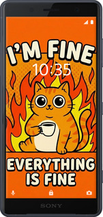 Силіконовий чехол Funny Cat для Sony Xperia XZ2 H8266 - 6786u-1378 изображение 