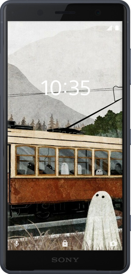 Силіконовий чехол Привид 2 для Sony Xperia XZ2 H8266 - 6247u-1378 изображение 