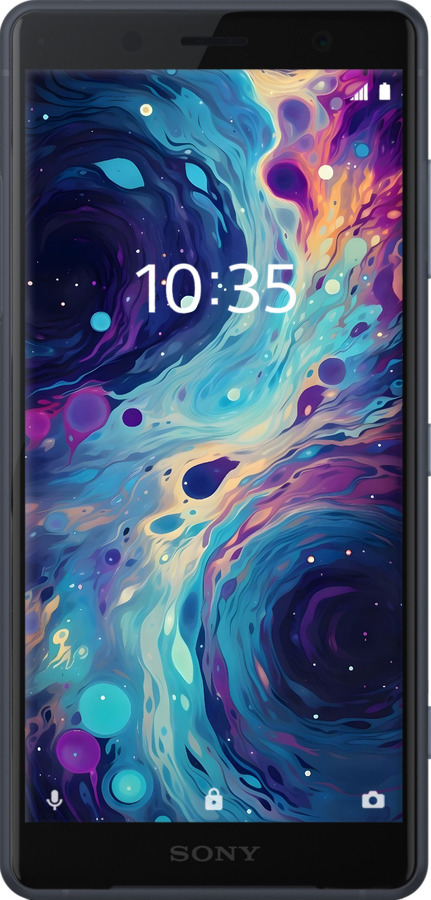 Силиконовый чехол Арт акварель для Sony Xperia XZ2 H8266 - 6329u-1378 изображение 