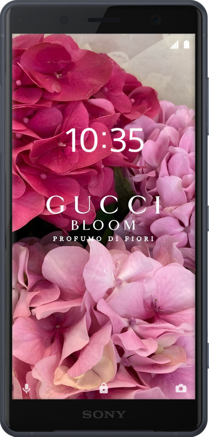 Силиконовый чехол Гучи для Sony Xperia XZ2 H8266 - 6341u-1378 изображение 