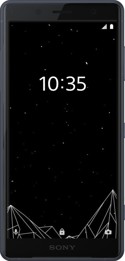 Силиконовый чехол Черно белые абстрактные горы для Sony Xperia XZ2 H8266 - 6437u-1378 изображение 