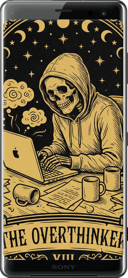 Силиконовый чехол The Overthinker для Sony Xperia XZ3 H9436 - 6774u-1540 изображение 