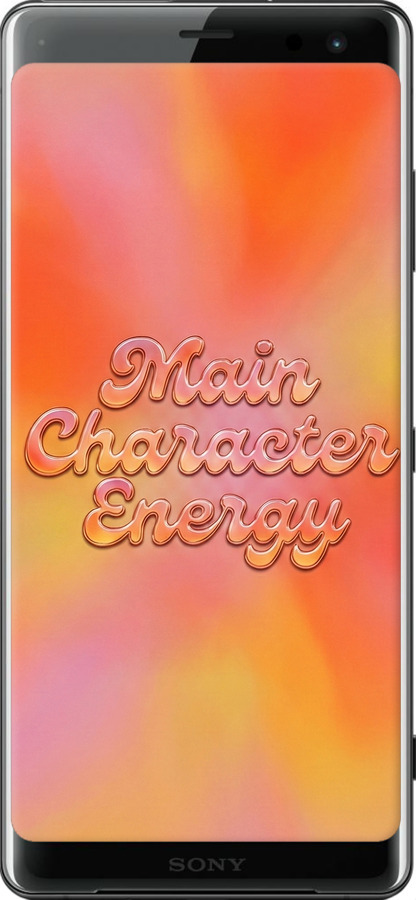 Силіконовий чехол Aura Gradient Main Character Energy Aesthetic Y2K для Sony Xperia XZ3 H9436 - 6783u-1540 изображение 