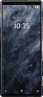3D пластиковый матовый чехол Голубые облака, Голубая луна для Sony Xperia XZ4 - 6398m-1623 изображение 
