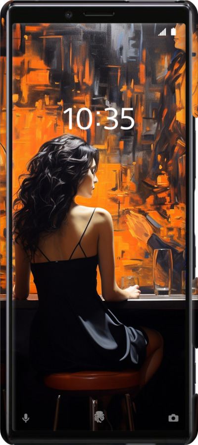 3D пластиковий матовий чехол Чохол для телефону для Sony Xperia 1 J9110 - 5962m-1760 изображение 