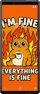 Силіконовий чехол Funny Cat для Sony Xperia XZ4 - 6786u-1623 изображение 