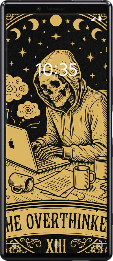 Силіконовий чехол The Overthinker для Sony Xperia XZ4 - 6774u-1623 изображение 