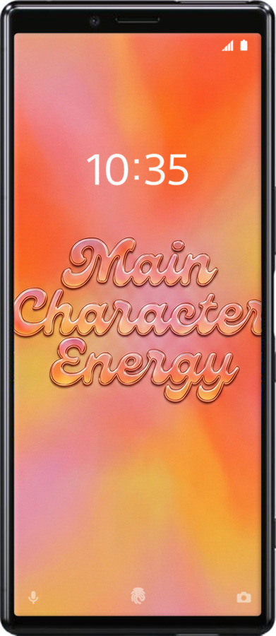 Силіконовий чехол Aura Gradient Main Character Energy Aesthetic Y2K для Sony Xperia 1 J9110 - 6783u-1760 изображение 