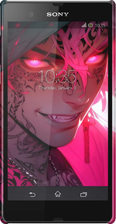 3D пластиковый матовый чехол Аниме демон 3 для Sony Xperia Z C6602 - 6313m-40 изображение 