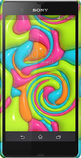 3D пластиковий матовий чехол Y2K Jelly Dream для Sony Xperia Z C6602 - 6780m-40 изображение 