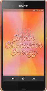 3D пластиковый глянцевый чехол Aura Gradient Main Character Energy Aesthetic Y2K для Sony Xperia Z C6602 - 6783c-40 изображение 
