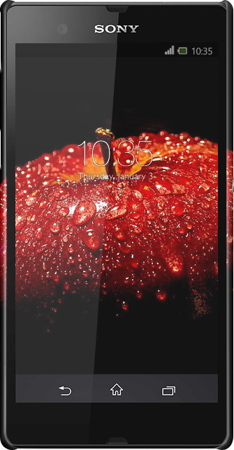 3D пластиковий матовий чехол Яблуко для Sony Xperia Z C6602 - 6022m-40 изображение 