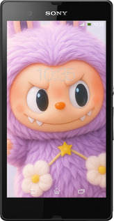 Силиконовый чехол Лабубу для Sony Xperia Z C6602 - 6708u-40 изображение 