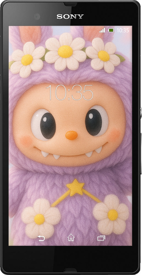 Силіконовий чехол Лабубу 1 для Sony Xperia Z C6602 - 6709u-40 изображение 
