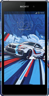 3D пластиковый глянцевый чехол БМВ для Sony Xperia Z1 C6902 - 6292c-38 изображение 