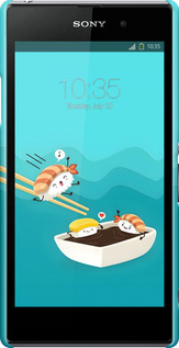 3D пластиковый глянцевый чехол Суши для Sony Xperia Z1 C6902 - 6354c-38 изображение 