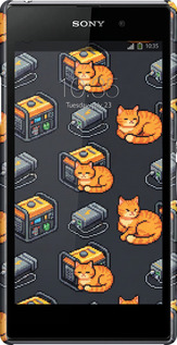 3D пластиковый матовый чехол Autonomous Zone для Sony Xperia Z1 C6902 - 6771m-38 изображение 