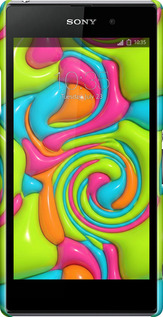 3D пластиковий глянцевий чехол Y2K Jelly Dream для Sony Xperia Z1 C6902 - 6780c-38 изображение 