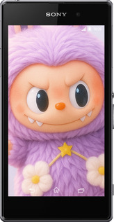 Силиконовый чехол Лабубу для Sony Xperia Z1 C6902 - 6708u-38 изображение 