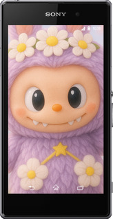 Силиконовый чехол Лабубу 1 для Sony Xperia Z1 C6902 - 6709u-38 изображение 