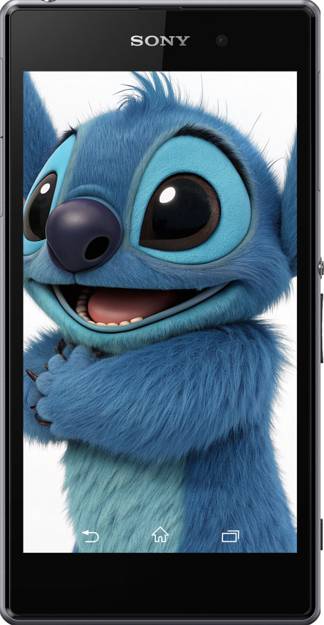 Силіконовий чехол Стіч 1 для Sony Xperia Z1 C6902 - 6686u-38 изображение 