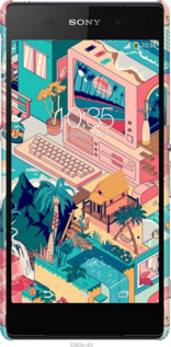 3D пластиковый матовый чехол № 5393 для Sony Xperia Z2 D6502/D6503 - 5393m-43 изображение 