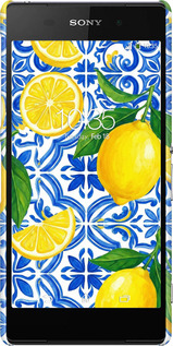 3D пластиковий матовий чехол Grocery Girl Italian Summer для Sony Xperia Z2 D6502/D6503 - 6766m-43 изображение 