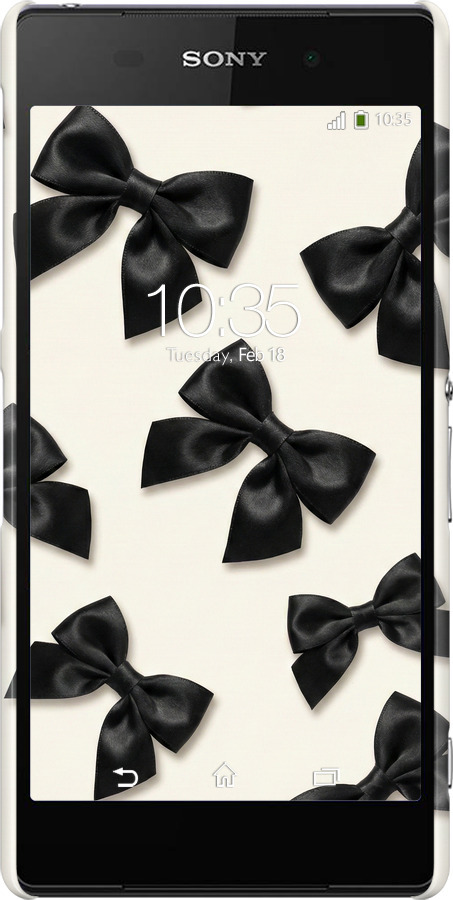 3D пластиковий матовий чехол Dark Coquette для Sony Xperia Z2 D6502/D6503 - 6765m-43 изображение 