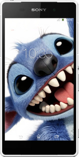 Силиконовый чехол Стич для Sony Xperia Z2 D6502/D6503 - 6684u-43 изображение 