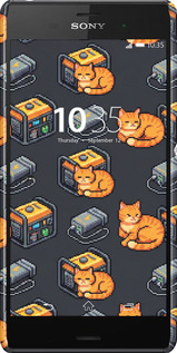 3D пластиковый глянцевый чехол Autonomous Zone для Sony Xperia Z3 dual D6633 - 6771c-59 изображение 