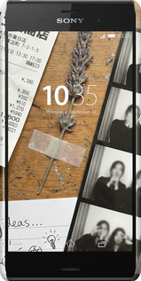 3D пластиковый глянцевый чехол Aesthetic Scrapbook Collage для Sony Xperia Z3 dual D6633 - 6773c-59 изображение 