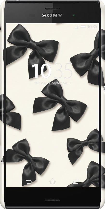 3D пластиковий глянцевий чехол Dark Coquette для Sony Xperia Z3 dual D6633 - 6765c-59 изображение 