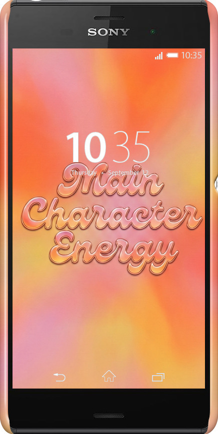 3D пластиковий глянцевий чехол Aura Gradient Main Character Energy Aesthetic Y2K для Sony Xperia Z3 dual D6633 - 6783c-59 изображение 