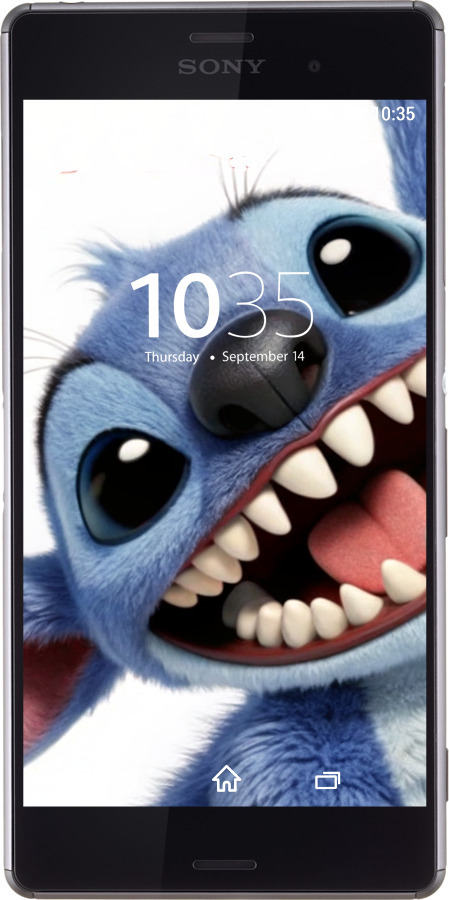 Силіконовий чехол Стіч для Sony Xperia Z3 dual D6633 - 6684u-59 изображение 