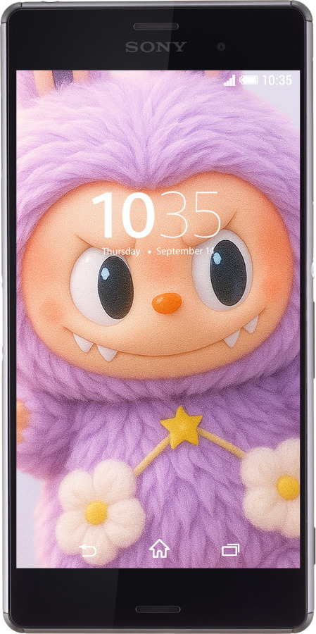 Силіконовий чехол Лабубу для Sony Xperia Z3 dual D6633 - 6708u-59 изображение 