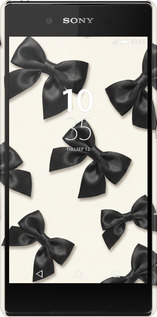 3D пластиковый глянцевый чехол Dark Coquette для Sony Xperia Z3+ Dual E6533 - 6765c-165 изображение 